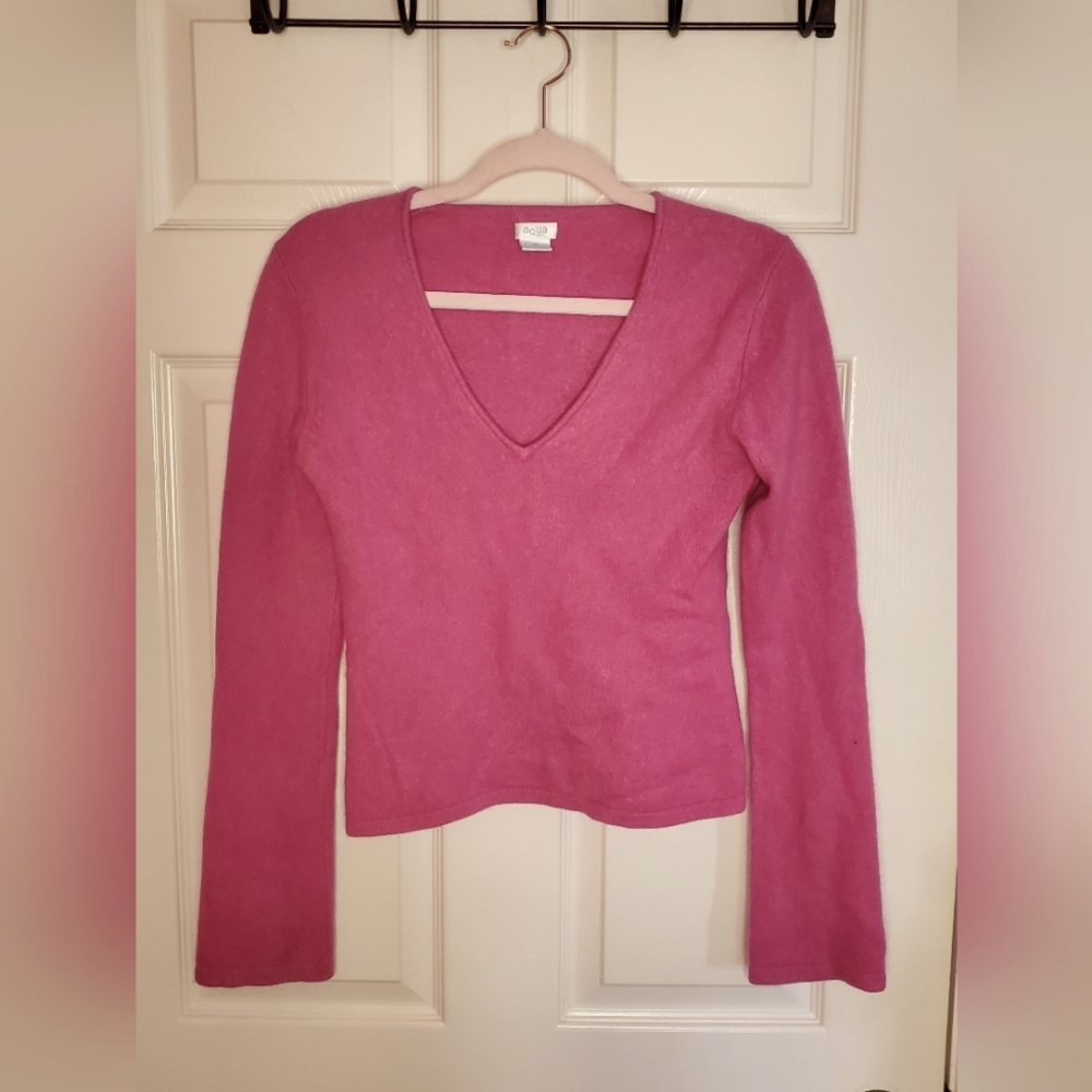 Aqua Cashmere Sweater M